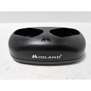 Midland 18CVP16 Dual Desktop Charger Base Midland Black No Cords Tested Works